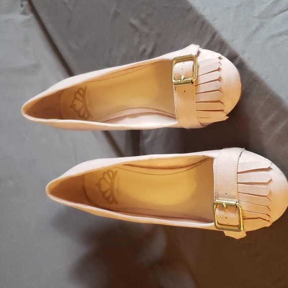 Pink Suede heels, size 7 - Picture 2 of 6